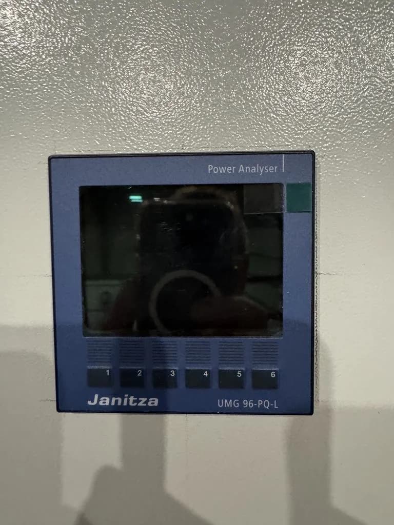 Janitza power analyser in a distribution board